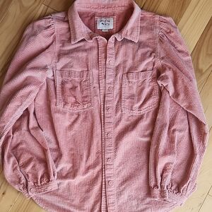 American Eagle Outfitters Pink Button Down Shirt